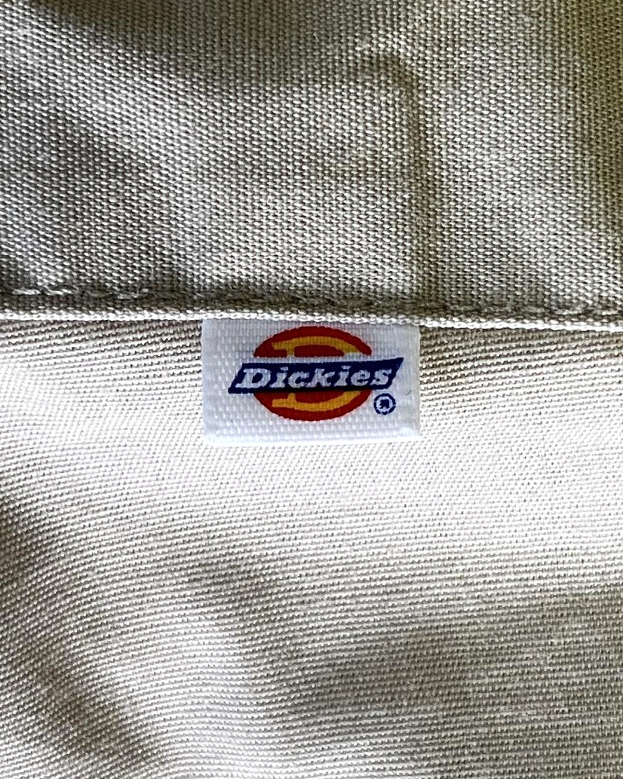画像2: 80'S DICKIES 874 チビタグ ポプリン ワークパンツ ベージュ W36L32 USA製 (VINTAGE)