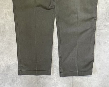 画像: 80'S DICKIES 874 チビタグ ワークパンツ オリーブ W40L29 USA製 (VINTAGE)
