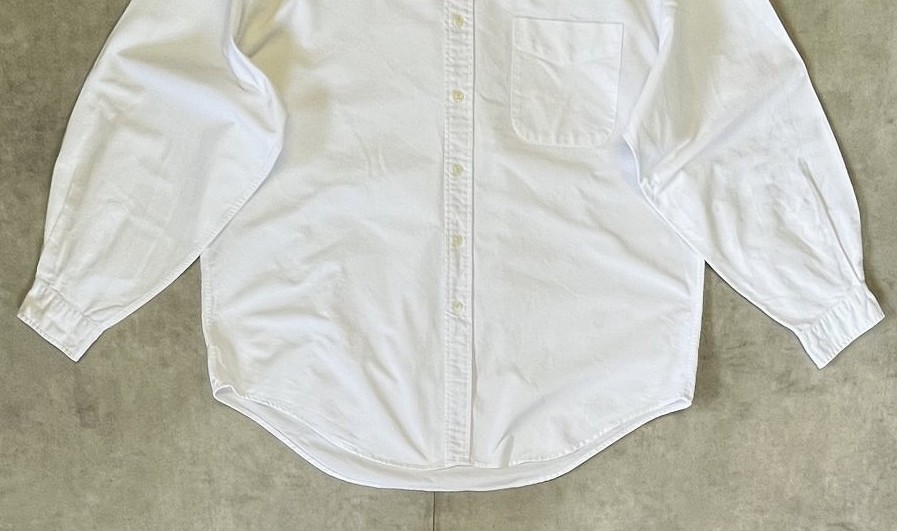 画像: 90'S GAP 旧タグ オックスフォード 長袖 BDシャツ ホワイト (VINTAGE)