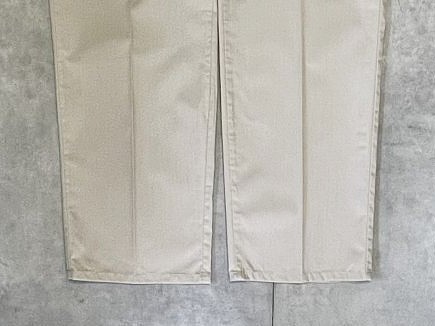 画像: 80'S DICKIES 874 チビタグ ポプリン ワークパンツ ベージュ W36L32 USA製 (VINTAGE)