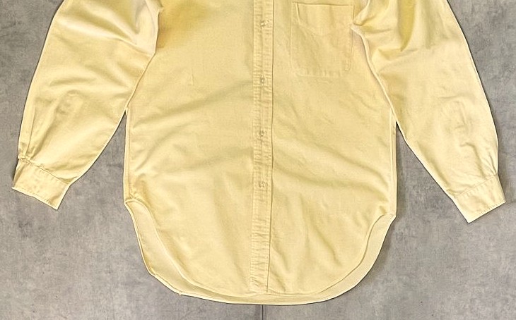 画像: 70'S BROOKS BROTHERS "MAKERS" 6ボタン オックスフォード 長袖 BDシャツ イエロー USA製 (VINTAGE)