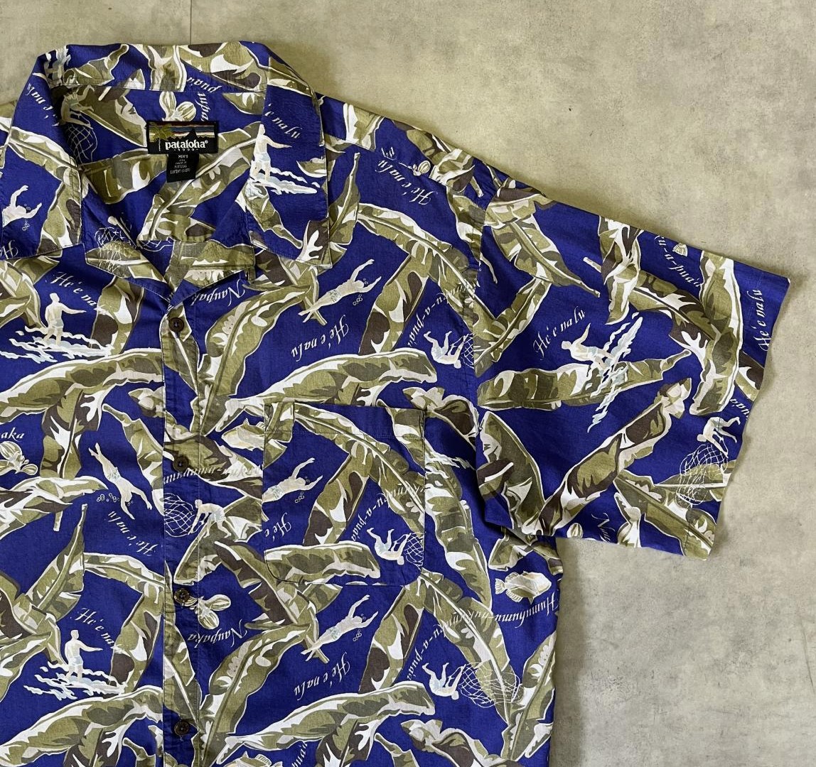 画像: 90'S PATAGONIA "PATALOHA" コットン 半袖 アロハシャツ バナナラマ ポルトガル製 (VINTAGE)