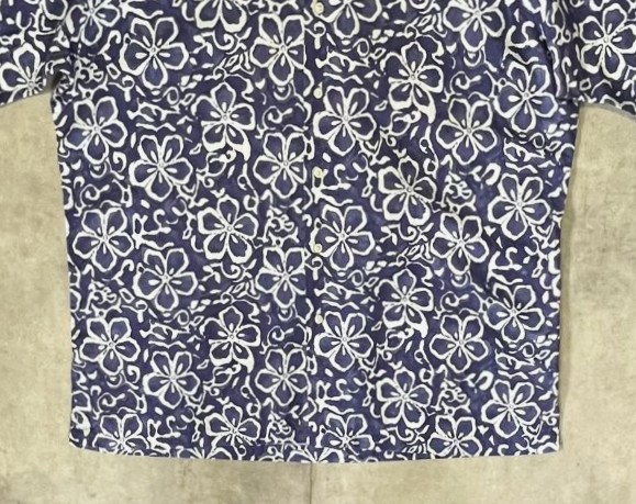 画像: 90'S RALPH LAUREN "CALDWELL" リネン/コットン 半袖 オープンカラーシャツ 花柄 (VINTAGE)