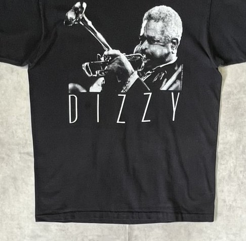画像: 90'S DIZZY GILLESPIE "GEAR INC" シングルステッチ 半袖 Tシャツ ブラック USA製 (VINTAGE)
