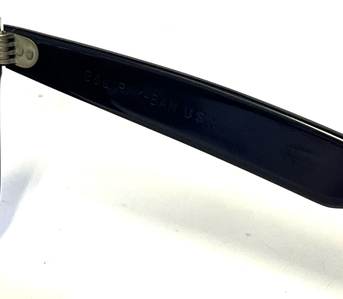 画像5: 80'S B&L ボシュロム製 RAY-BAN "WAYFARER" サングラス ブラック USA製 (VINTAGE)