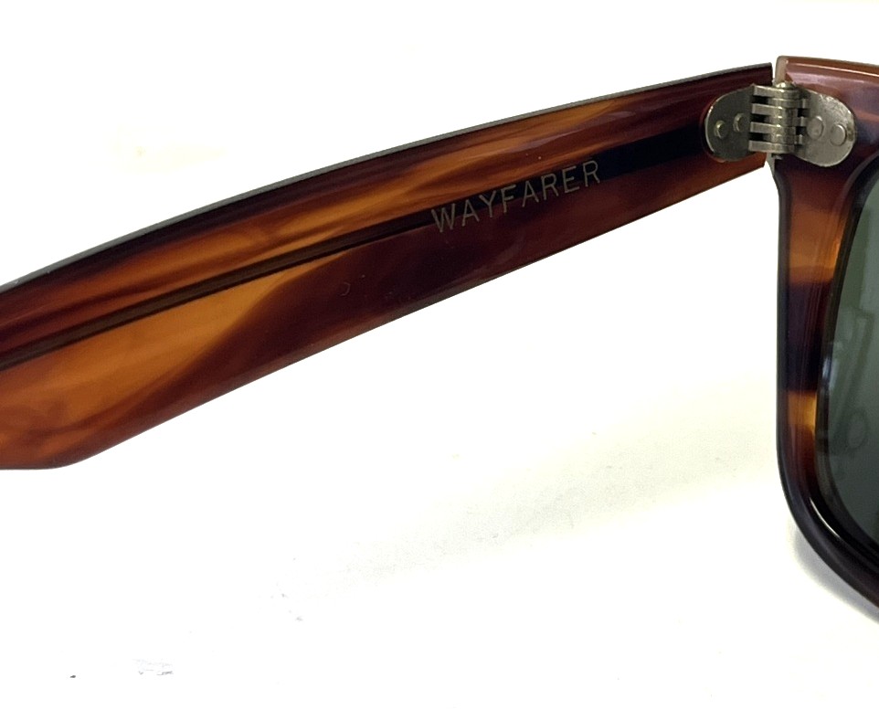 画像6: 80'S B&L ボシュロム製 RAY-BAN "WAYFARER" サングラス べっ甲ブラウン USA製 (VINTAGE)