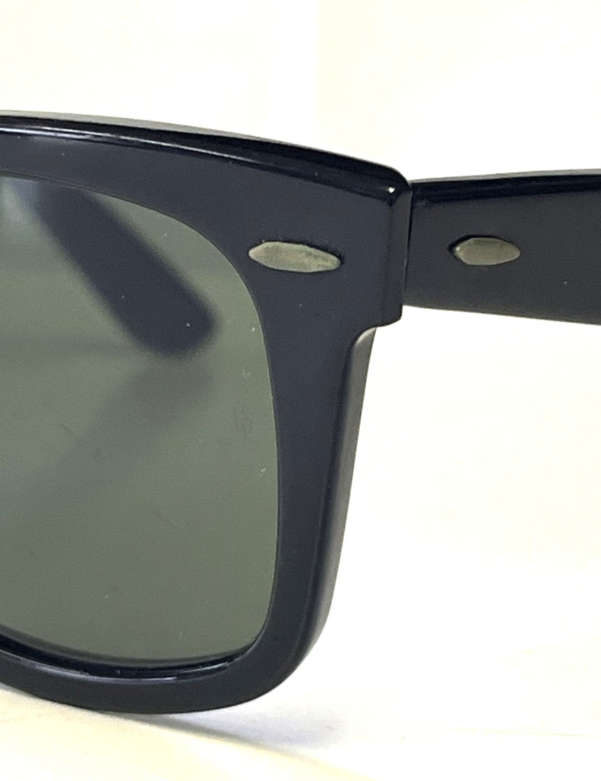 画像4: 80'S B&L ボシュロム製 RAY-BAN "WAYFARER" サングラス ブラック USA製 (VINTAGE)
