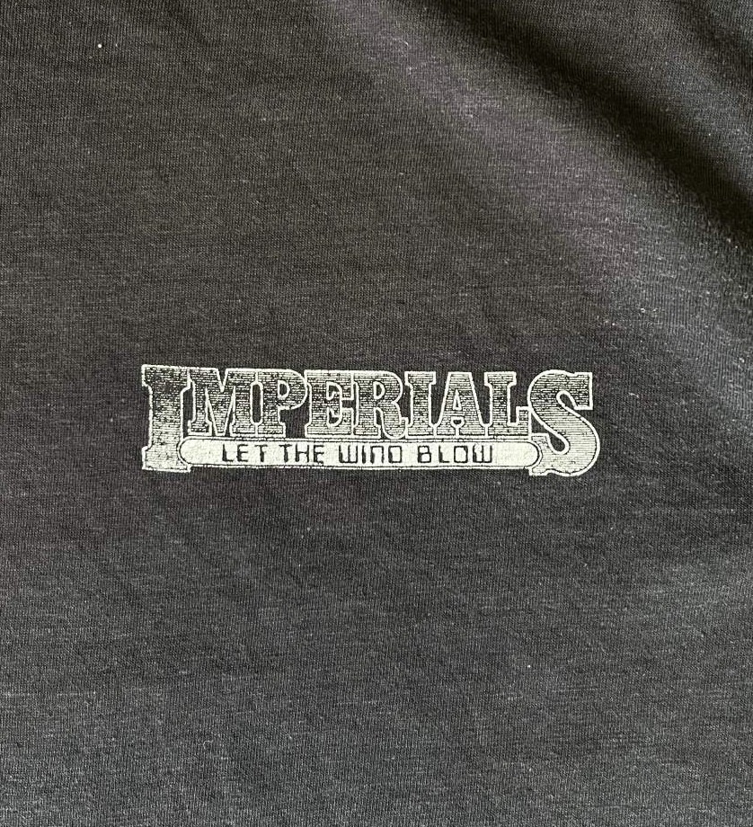 画像3: 90'S IMPERIALS シングルステッチ 両面プリント 長袖 Tシャツ ブラック (VINTAGE)