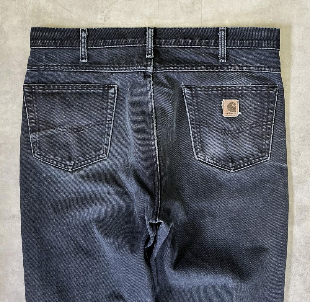 画像: CARHARTT 5ポケット デニムパンツ ブラック (VINTAGE)