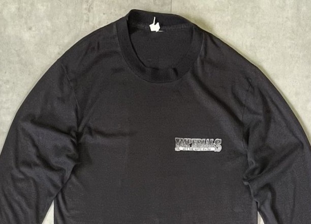 画像: 90'S IMPERIALS シングルステッチ 両面プリント 長袖 Tシャツ ブラック (VINTAGE)