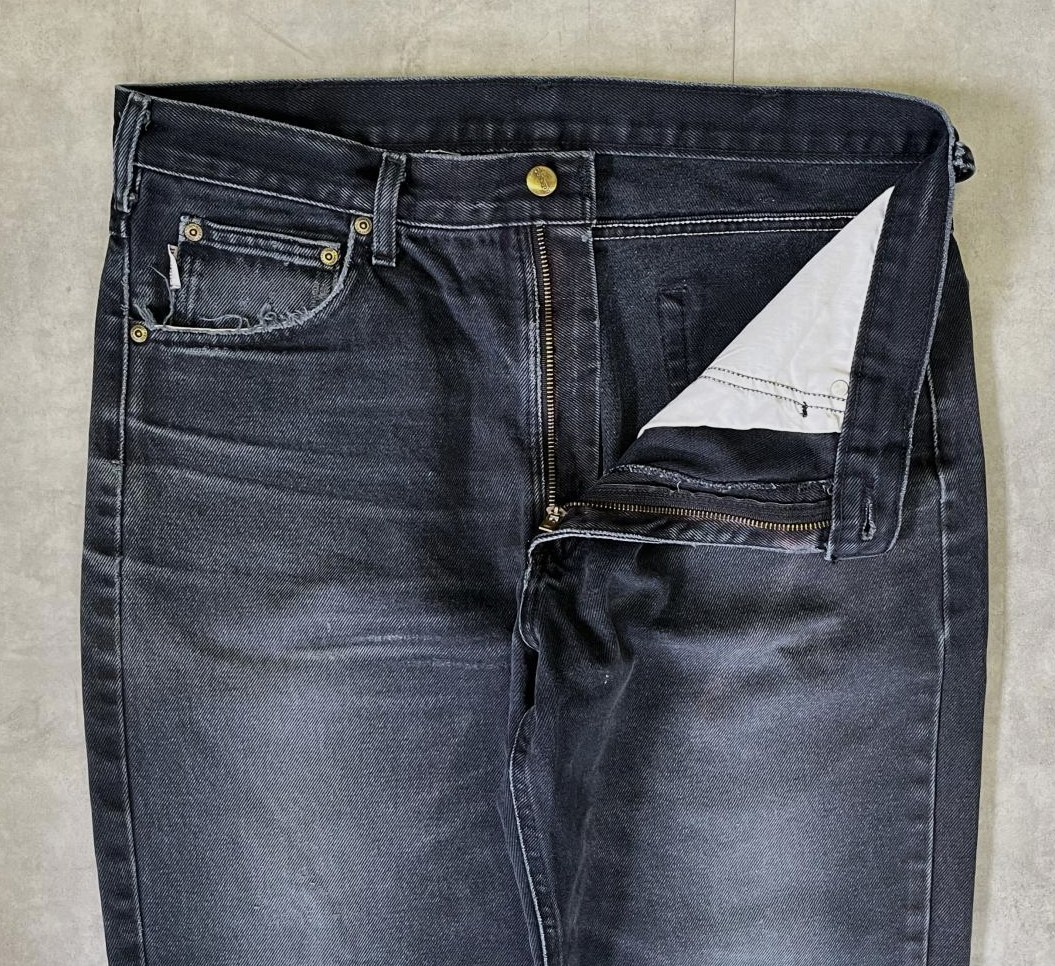 画像: CARHARTT 5ポケット デニムパンツ ブラック (VINTAGE)
