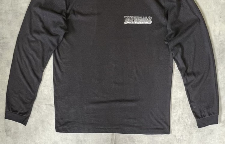 画像: 90'S IMPERIALS シングルステッチ 両面プリント 長袖 Tシャツ ブラック (VINTAGE)