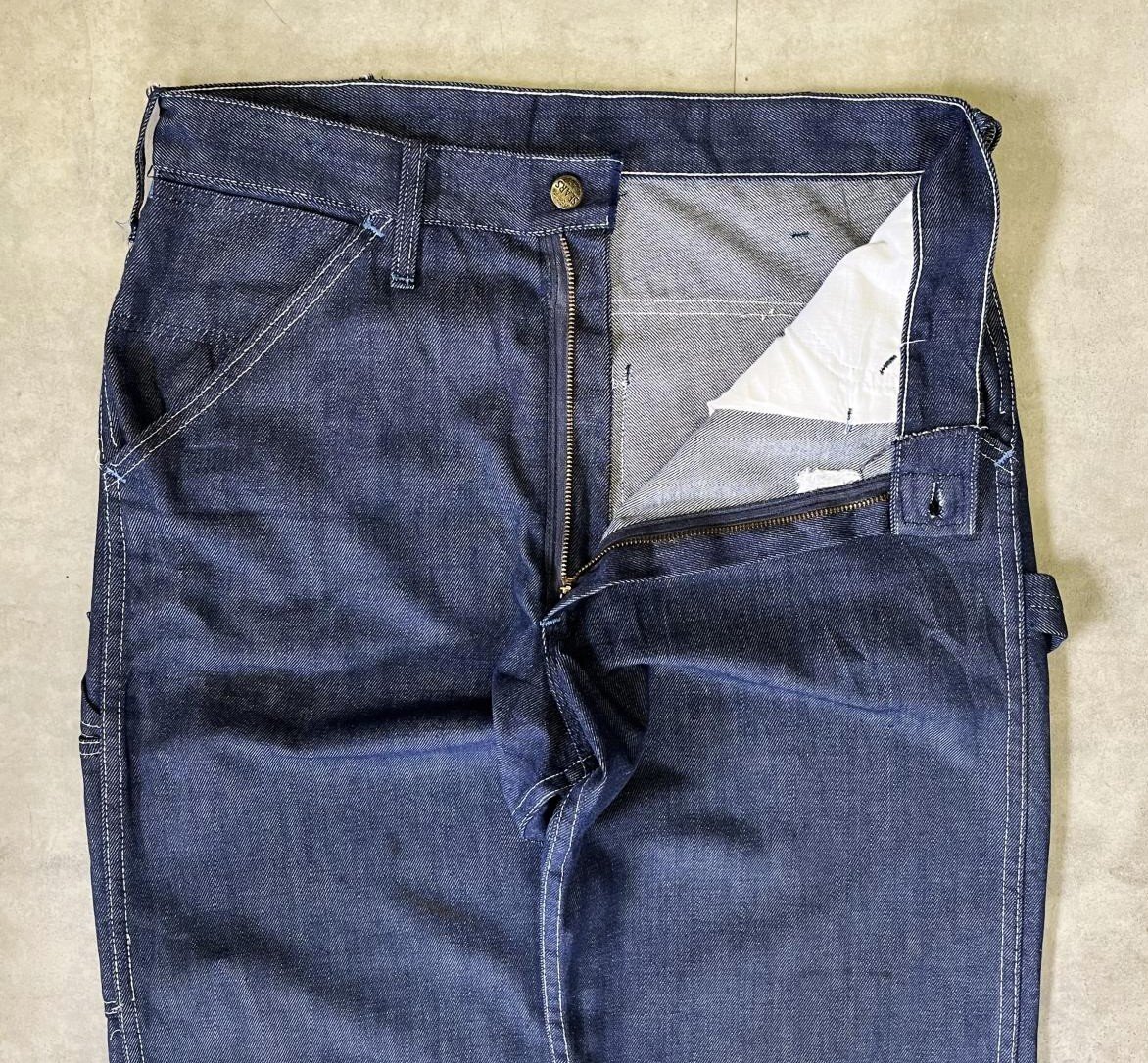 画像: 70'S SEARS バットダイデニム ペインターパンツ SCOVILLジップ インディゴ (VINTAGE)