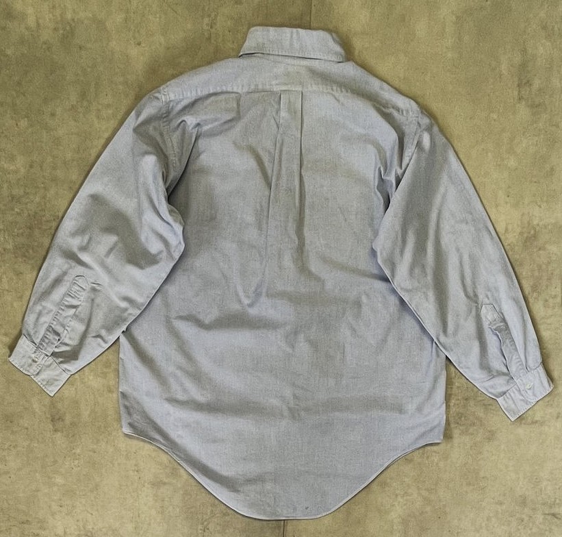 画像3: 70'S BROOKS BROTHERS "MAKERS" 6ボタン オックスフォード BDシャツ ブルー USA製 (VINTAGE)