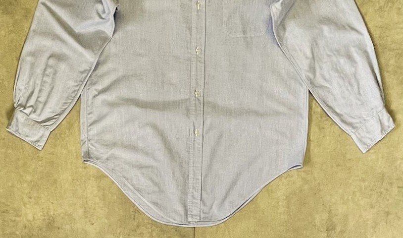 画像: 80'S BROOKS BROTHERS "MAKERS" 6ボタン オックスフォード BDシャツ ブルー USA製 (VINTAGE)