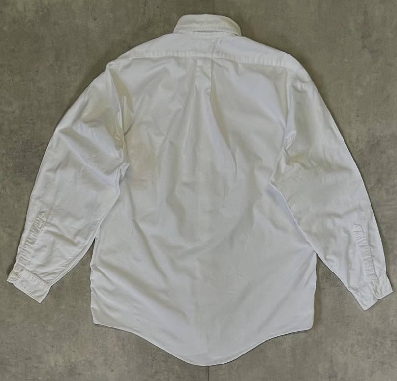 画像3: 90'S BROOKS BROTHERS "MAKERS" オックスフォード 長袖 BDシャツ ホワイト USA製 (VINTAGE)