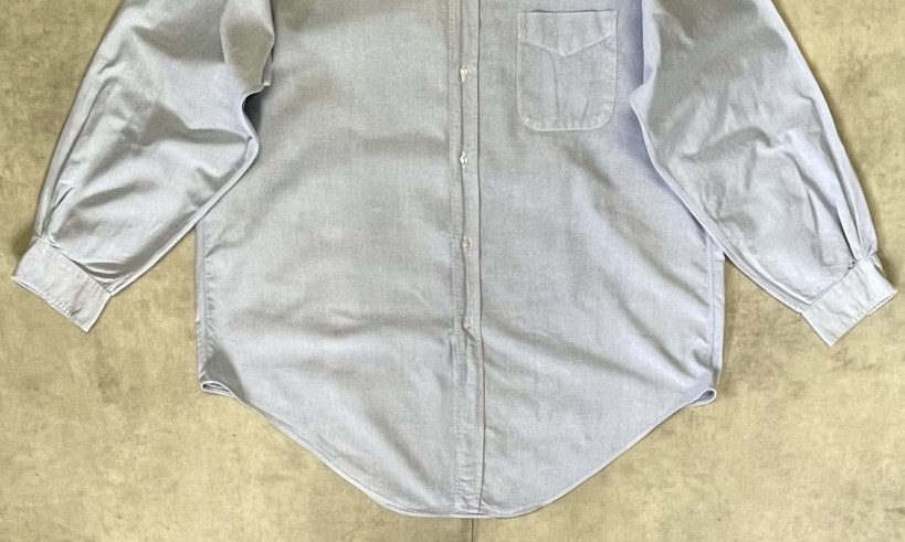 画像: 70'S BROOKS BROTHERS "MAKERS" 6ボタン オックスフォード BDシャツ ブルー USA製 (VINTAGE)