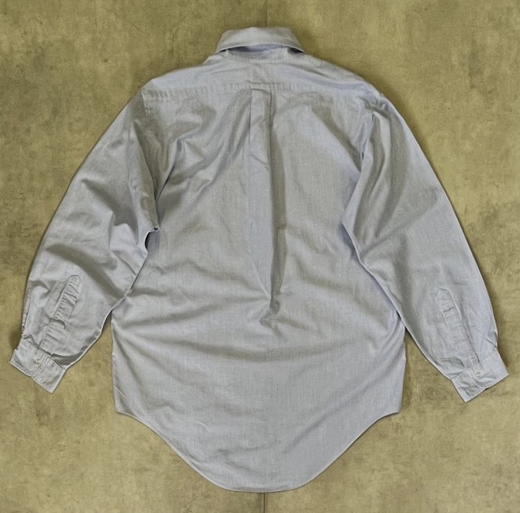 画像3: 80'S BROOKS BROTHERS "MAKERS" 6ボタン オックスフォード BDシャツ ブルー USA製 (VINTAGE)