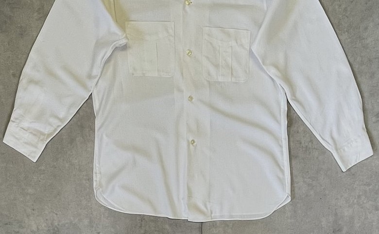 画像: 60'S ARROW "DECTON GABANARO" 長袖 オープンカラーシャツ ホワイト USA製 (VINTAGE)