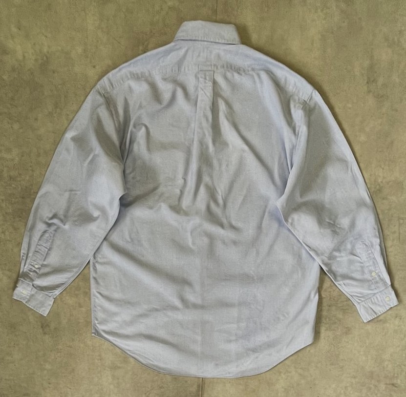 画像3: 90'S RALPH LAUREN "BIG SHIRT" オックスフォード BDシャツ ブルー (VINTAGE)