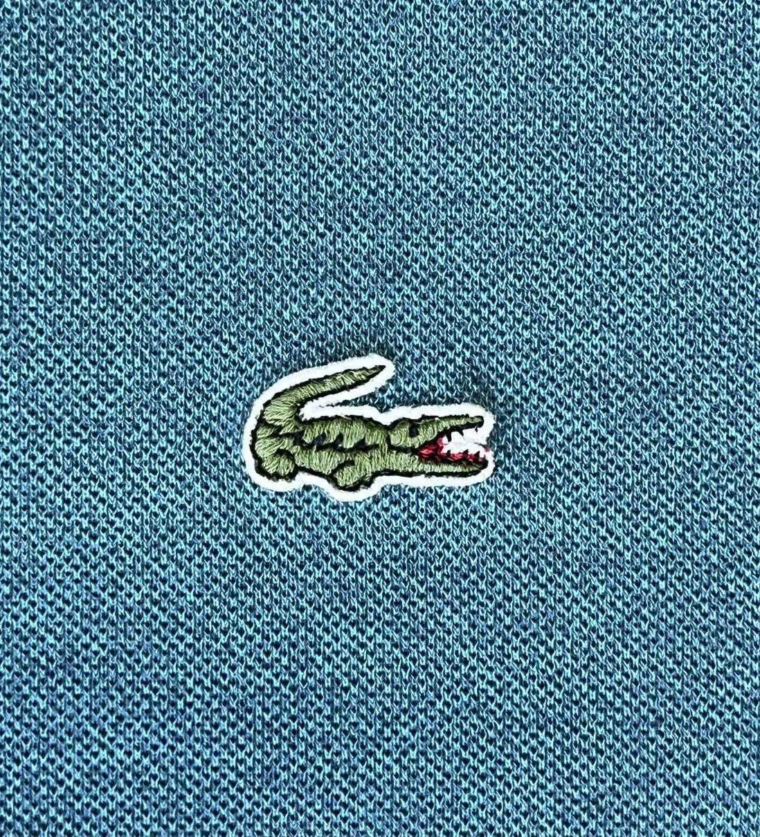 画像: 80'S CHEMISE LACOSTE ポロシャツ ミントヘザー フランス製 (VINTAGE)