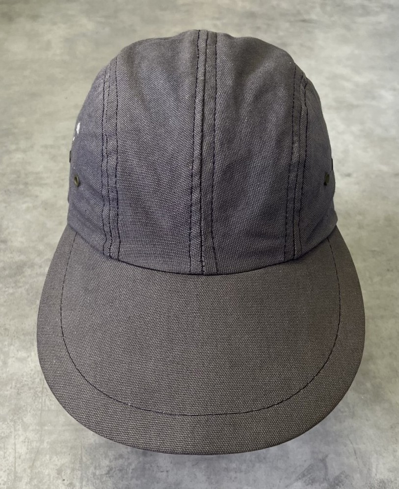 画像2: 90'S LL Bean キャンバス ロングビルキャップ フェードネイビー USA製 (VINTAGE)