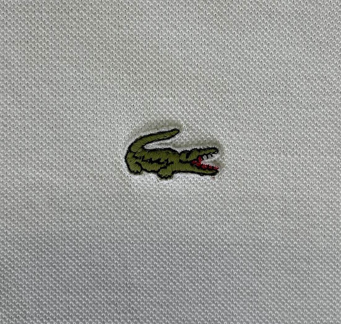 画像: 70'S CHEMISE LACOSTE ポロシャツ ホワイト フランス製 (VINTAGE)
