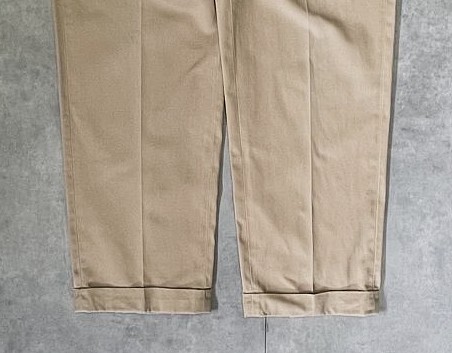 画像: BROOKS BROTHERS "ELLIOT" ツータック チノパンツ ベージュ (VINTAGE)