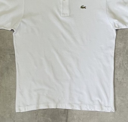 画像: 70'S CHEMISE LACOSTE ポロシャツ ホワイト フランス製 (VINTAGE)