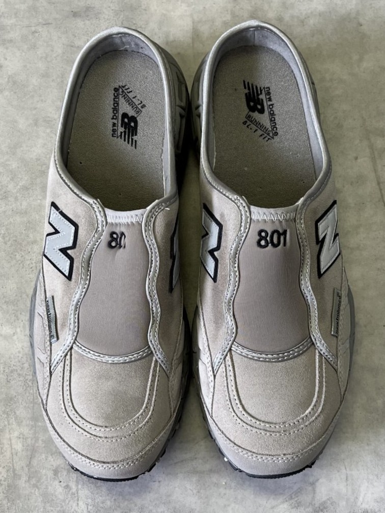 画像: NEW BALANCE 801 "ALL TERRAIN" スウェード スリッポン グレー 箱付き (DEADSTOCK)