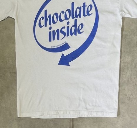 画像: 90'S LUNATIC FRINGE "CHOCOLATE INSIDE" 半袖 Tシャツ ホワイト (VINTAGE)