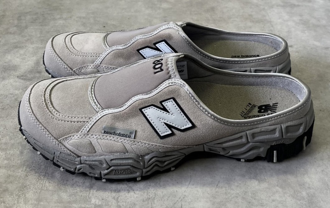 画像2: NEW BALANCE 801 "ALL TERRAIN" スウェード スリッポン グレー 箱付き (DEADSTOCK)