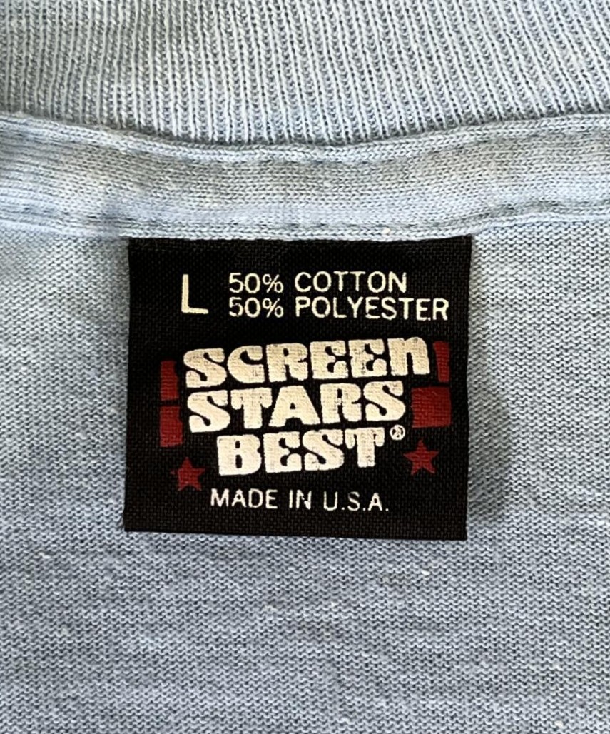 画像2: 90'S EXECUTIVE SOFTWARE 両面プリント シングルステッチ 半袖 Tシャツ サックスブルー USA製 (VINTAGE)