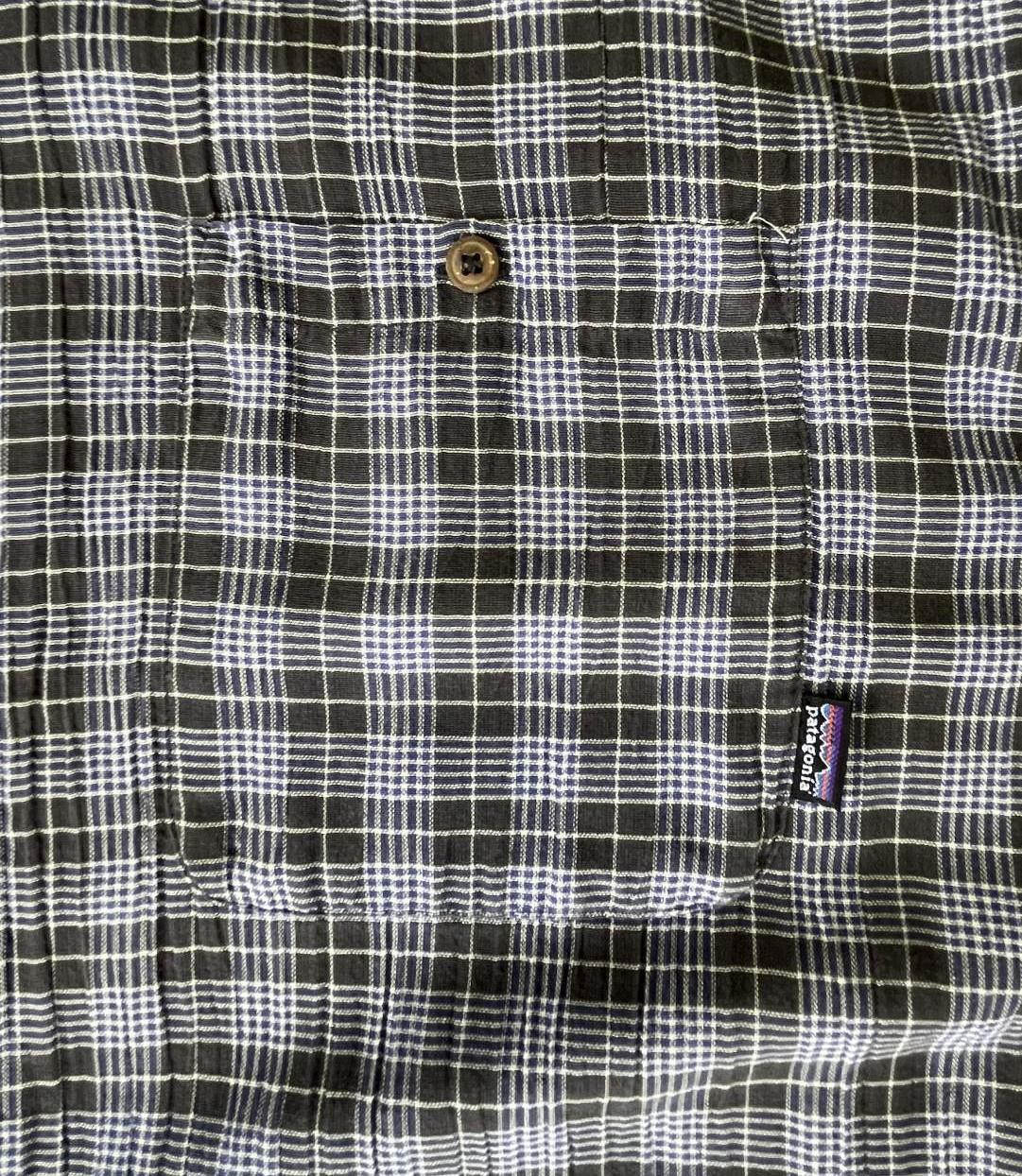画像3: 90'S PATAGONIA オーガニックコットン 半袖 ACシャツ チェック柄 ポルトガル製 (VINTAGE)