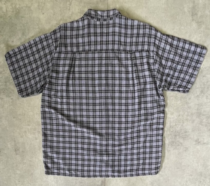 画像4: 90'S PATAGONIA オーガニックコットン 半袖 ACシャツ チェック柄 ポルトガル製 (VINTAGE)