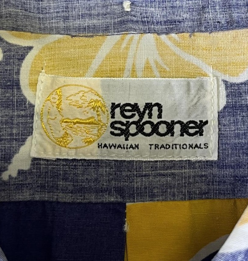 画像2: 80'S REYN SPOONER ヌードタグ コットン プルオーバー アロハシャツ ハワイ製 (VINTAGE)