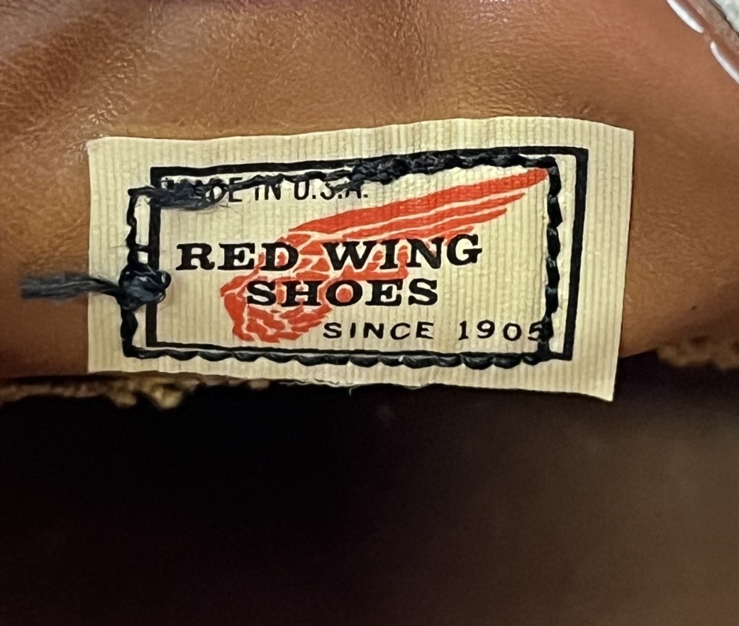 画像: 80'S RED WING 9401 "プリント羽タグ" SR/USAタグ無し ポストマンシューズ ブラウン USA製 (VINTAGE)