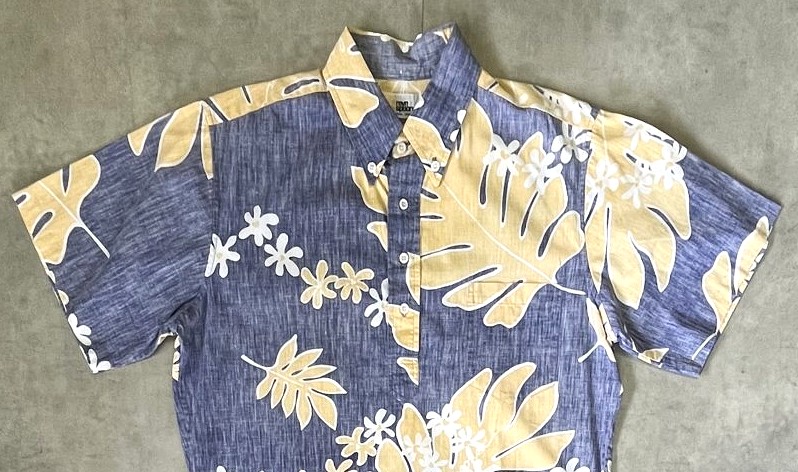 画像: 80'S REYN SPOONER ヌードタグ コットン プルオーバー アロハシャツ ハワイ製 (VINTAGE)