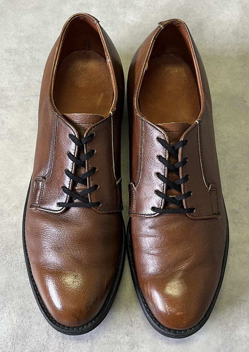 画像: 80'S RED WING 9401 "プリント羽タグ" SR/USAタグ無し ポストマンシューズ ブラウン USA製 (VINTAGE)