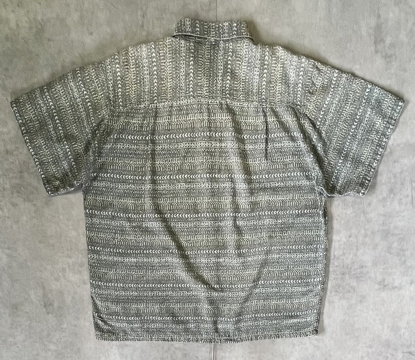 画像4: 90'S PATAGONIA オーガニックコットン 半袖 ACシャツ 総柄 香港製 (VINTAGE)