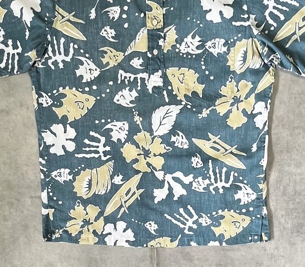 画像: 90'S REYN SPOONER コットン プルオーバー アロハシャツ ハワイ製 (VINTAGE)