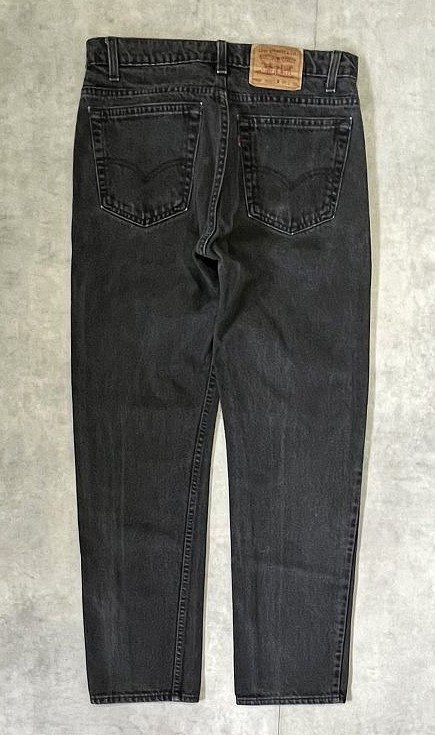 画像3: 90'S LEVIS 505 デニム ブラック W34L30 USA製 (VINTAGE)