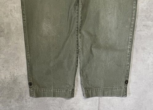 画像: 40'S アメリカ軍 US ARMY M-43 フィールドパンツ ミリタリーグリーン (VINTAGE)