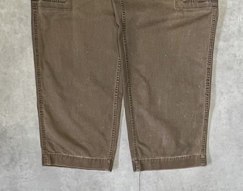 画像: 90'S RALPH LAUREN "POLO SPORT" ヘリンボーンツイル カーゴパンツ カーキ (VINTAGE)