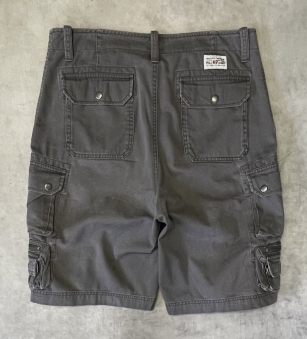 画像5: 90'S RALPH LAUREN カーゴショーツ ダークグレー (VINTAGE)