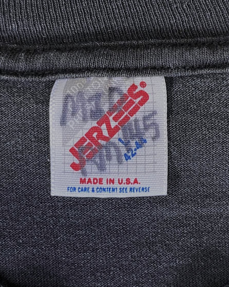 画像2: 80'S アメリカ軍 USMC シングルステッチ 半袖 Tシャツ ブラック USA製 (VINTAGE)