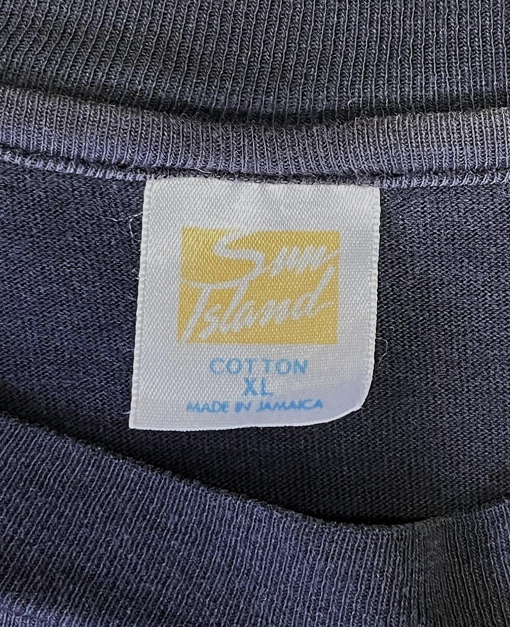 画像2: 90'S BOB MARLEY "SMILE JAMAICA" 両面プリント シングルステッチ 半袖 Tシャツ ブラック ジャマイカ製 (VINTAGE)