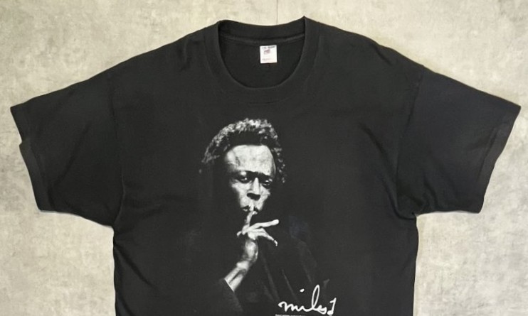 画像: 90'S MILES DAVIS "GEAR INC" シングルステッチ 半袖 Tシャツ ブラック USA製 (VINTAGE)