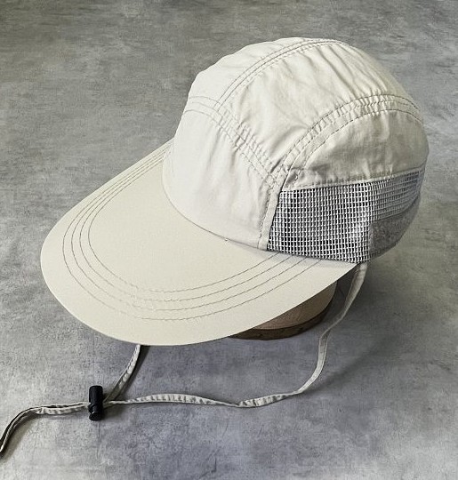 画像5: DORFMAN PACIFIC COMPANY ネックガード付き ロングビルキャップ ベージュ (DEADSTOCK)
