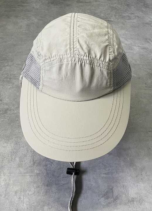 画像6: DORFMAN PACIFIC COMPANY ネックガード付き ロングビルキャップ ベージュ (DEADSTOCK)
